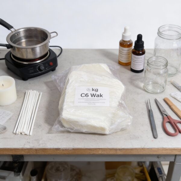 C6 Wax 1 kg. Premium Candle Wax for DIY Candles, Aromatherapy & Crafts - Image 2