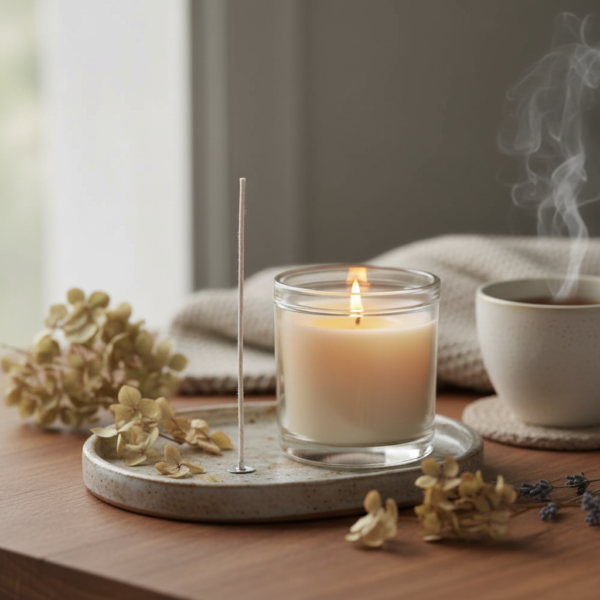 Set of 100 Egyptian Natural Cotton Candle Wicks with Metal Tabs, 12cm - Image 2