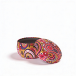 Colorful Metal Storage Tins with Flower & Leaf Design Lid – Red, Yellow, Blue – 5x7.5 cm – Decorative, Reusable for Candles, Spices, Herbs, Beads, and Small Storage