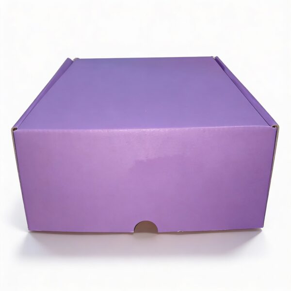 Purple Cartoon Rectangular Storage Box – 20 × 20 cm Organizer for Gifts, Accessories & Home Storage