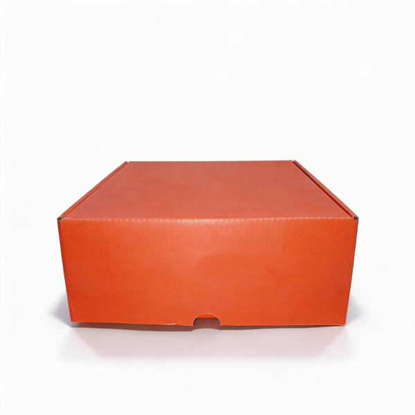 Orange Rectangular Storage Box – 20 × 20 cm Organizer for Gifts, Accessories & Home Storage Alternative Short Title: