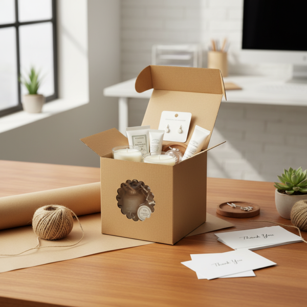 Square Packaging Box 13×13 cm – Durable Cardboard Gift & Storage Box - Image 2