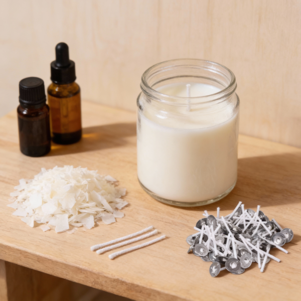 Premium Candle Wick 6cm. Export Quality Wick, Clean & Stable Burn, Low Smoke, Professional Candle Making Supplies for Jar & Scented Candles - Image 2