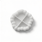 Round Bubble Silicone Mold 120×120 cm – Circular Coaster Mold for Candle & Soap Making