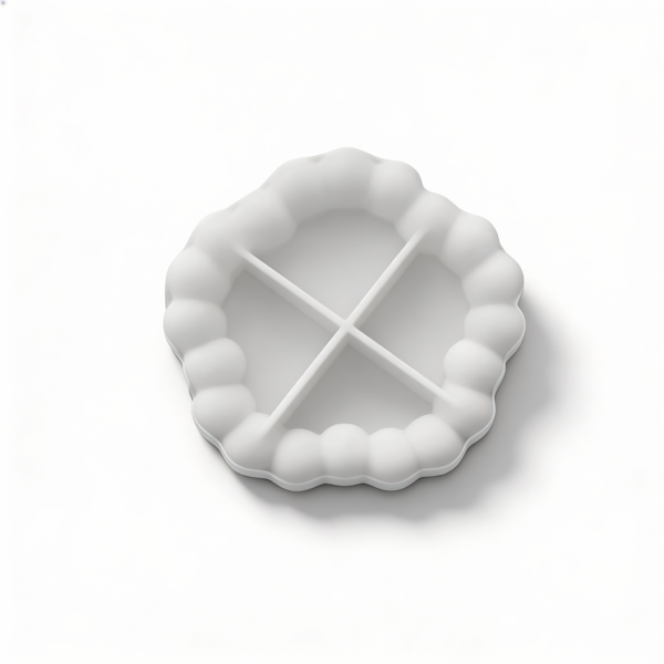 Round Bubble Silicone Mold 120×120 cm – Circular Coaster Mold for Candle & Soap Making