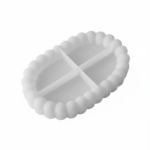 Oval Bubble Silicone Mold 120×170 cm – Large Coaster Mold for Candle & Soap Making DIY Crafts