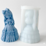 Girl Holding a Cat Mold