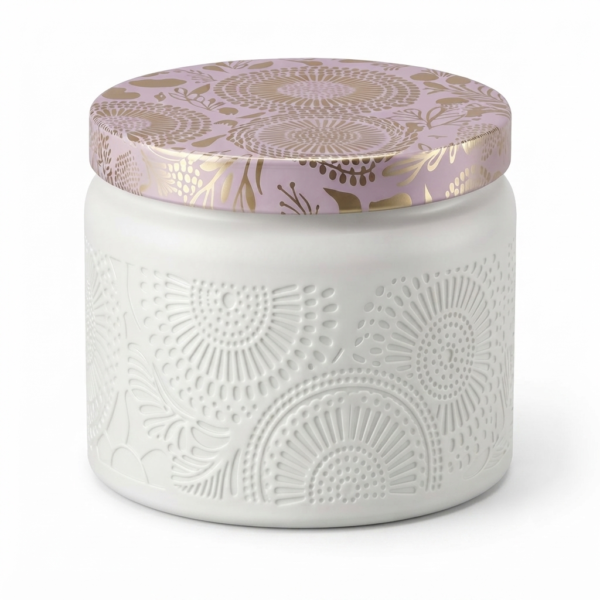 Jars with Lids, 100g Heat Resistant Candle Making Containers, Decorative Spice Herb Wax Holders, 6×7 cm.
