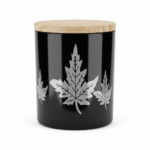 Jars with Lids, 150g Heat Resistant Candle Making Containers, Decorative Spice Herb Wax Holders, 7×8cm.
