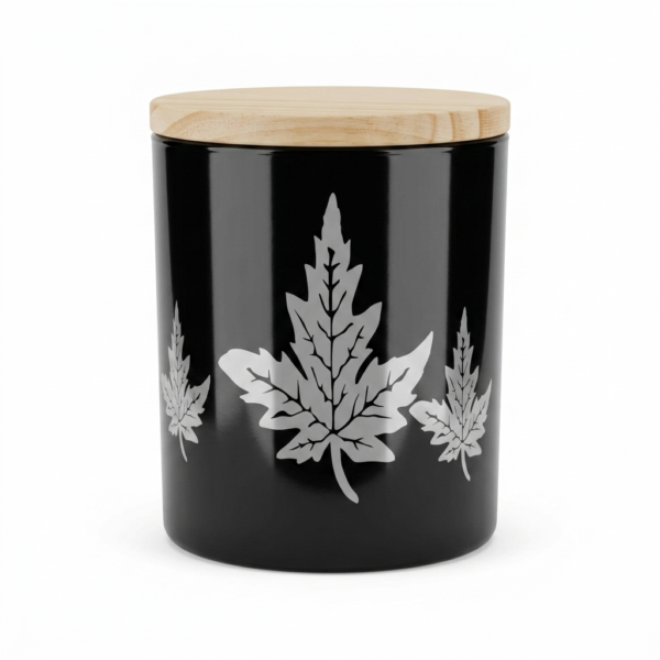Jars with Lids, 150g Heat Resistant Candle Making Containers, Decorative Spice Herb Wax Holders, 7×8cm.