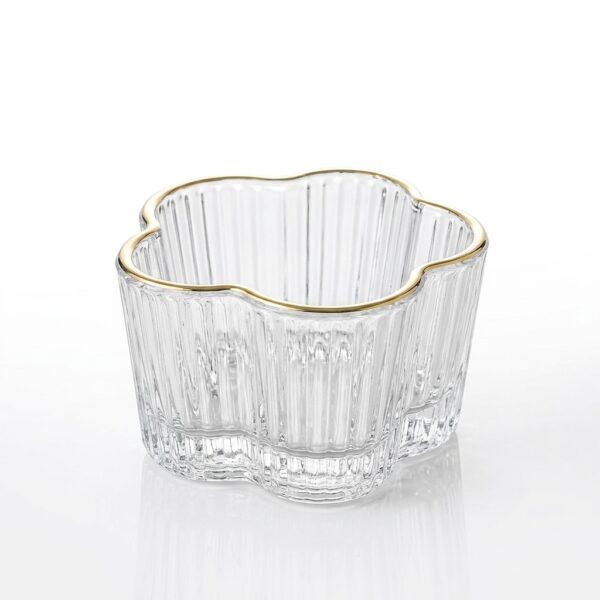 Imported Ribbed Flower Jar