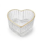 Imported Ribbed Heart Jar
