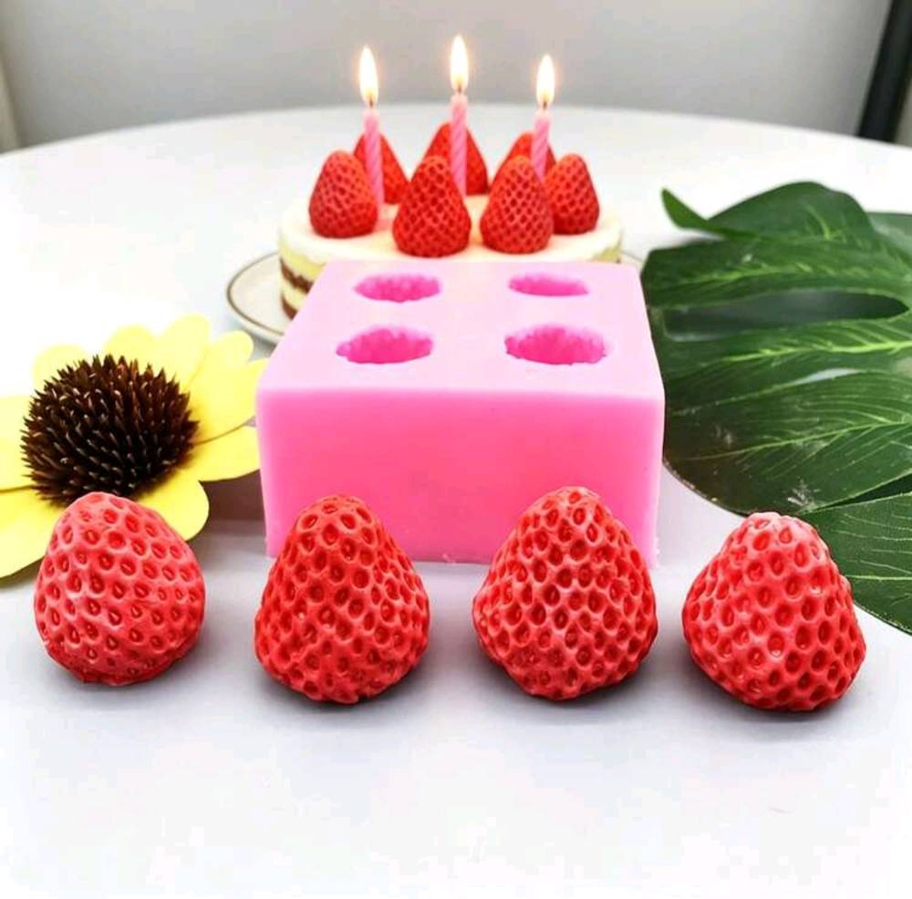 MOL-0906 Strawberry mold - الصورة 1