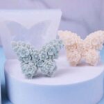 Flower butterfly template