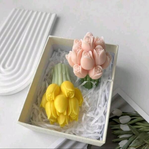 Tulip bouquet template