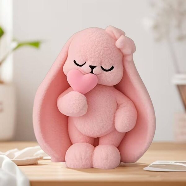 Heart mask rabbit mold