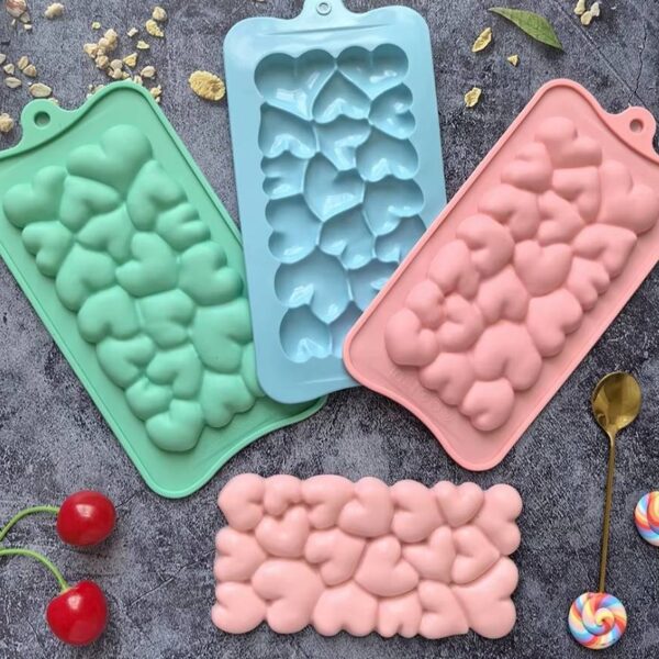 Large heart chocolate mold
