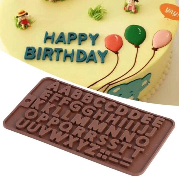 Small brown lettering template