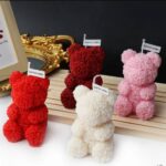 Large rose teddy bear template