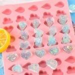 Hearts cloud and water drop template