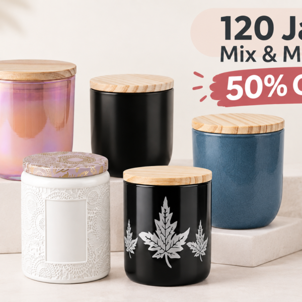 120 Jars Mix & Match — 50% OFF